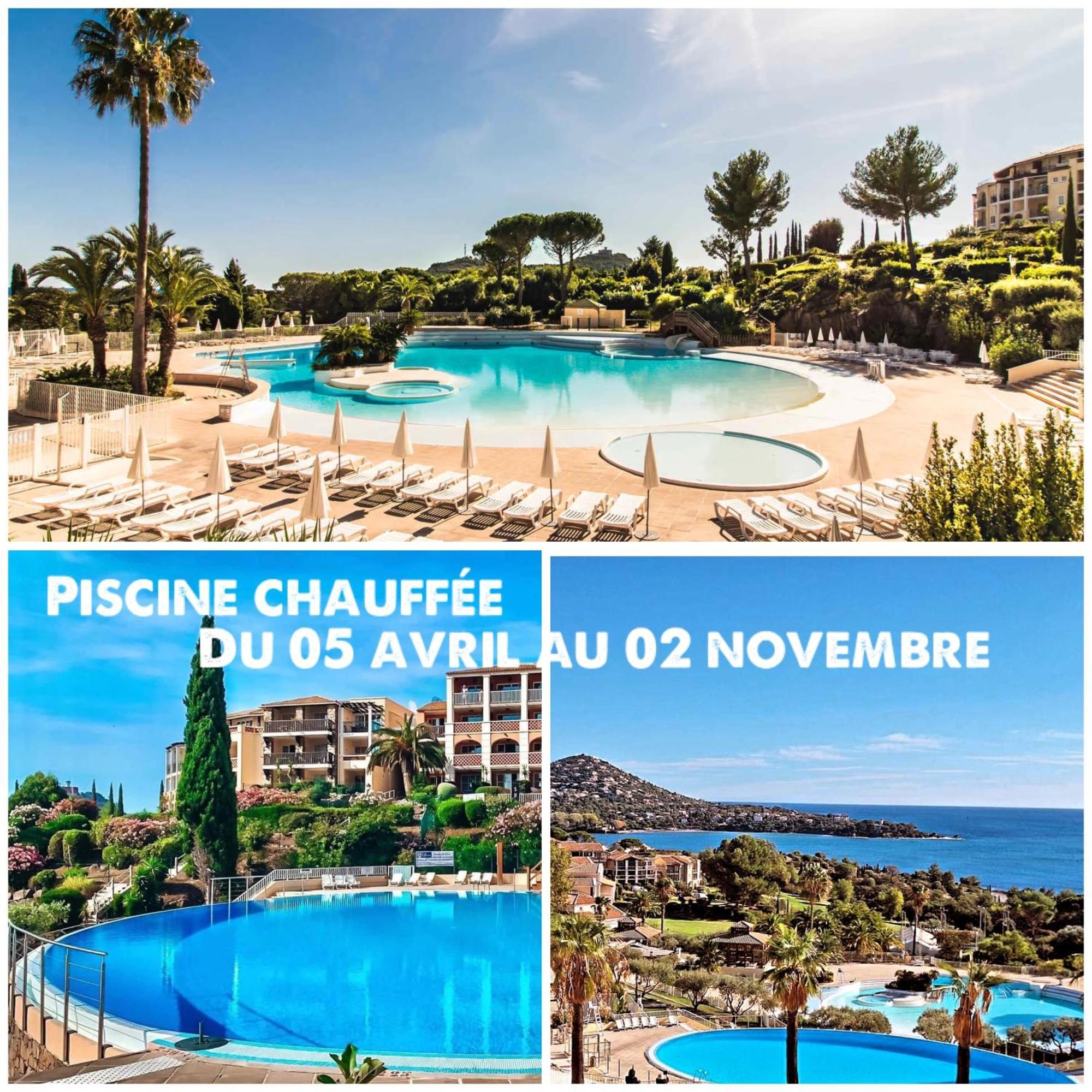 Saint-Raphaël T2 En Rez De Jardin Privatif Cloture , Cap Esterel Pierre Et Vacances ,Piscine Chauffee Des Le 05 Avril Au 02 Novembre מראה חיצוני תמונה